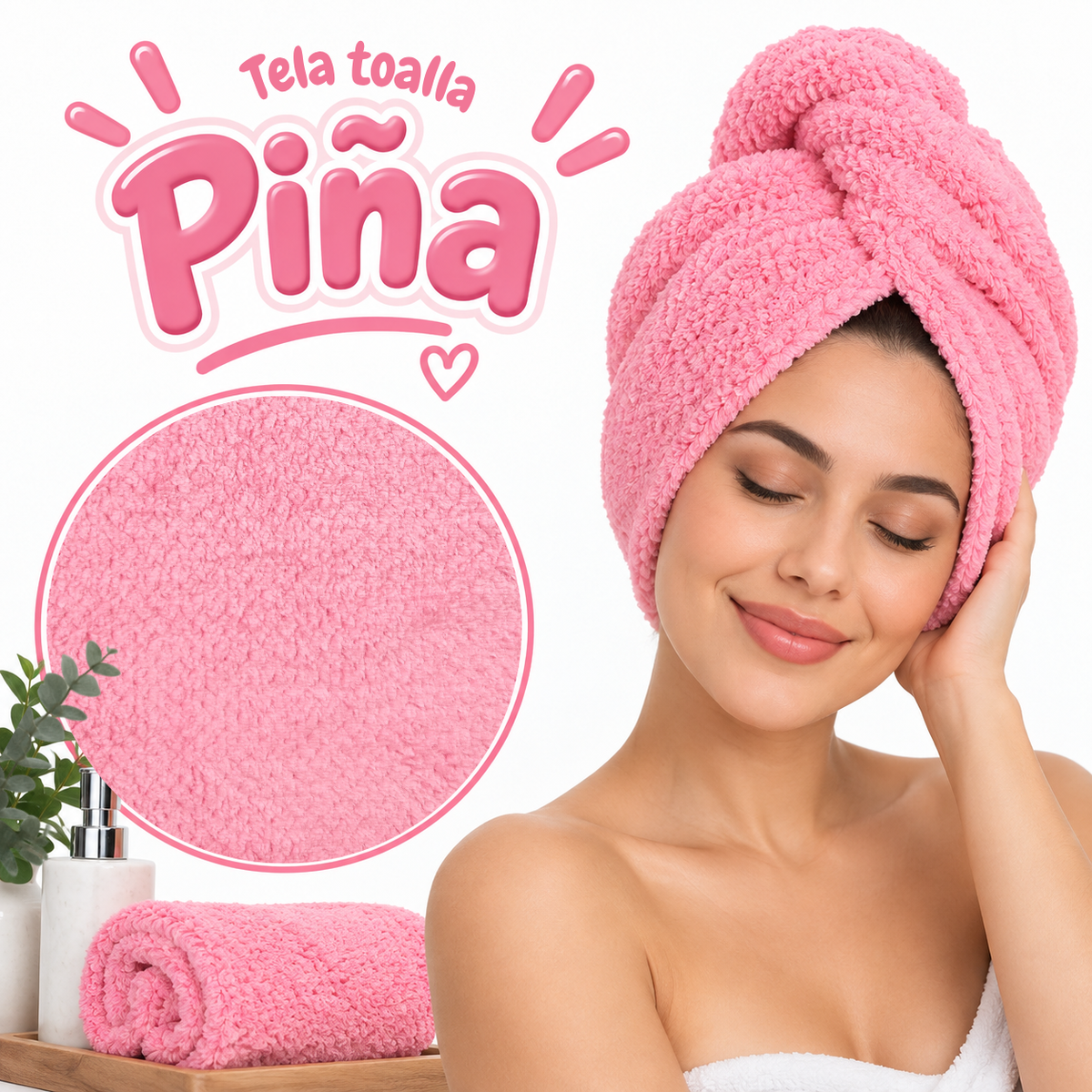 Tela Toalla Piña
