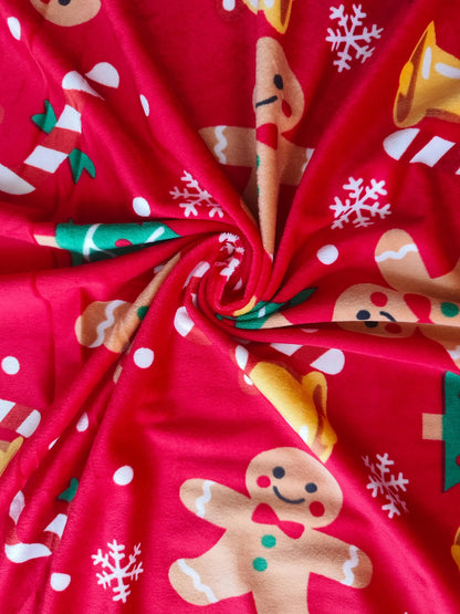 Suavetina Estampada Galleta Navidad x Metros Ref. 1006