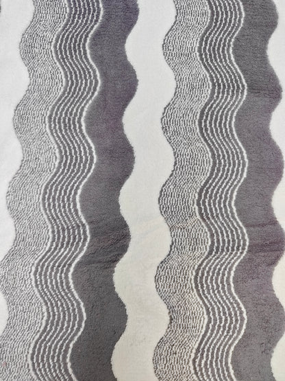 Tela Toalla Estampada Línea S Gris Ref. 1436