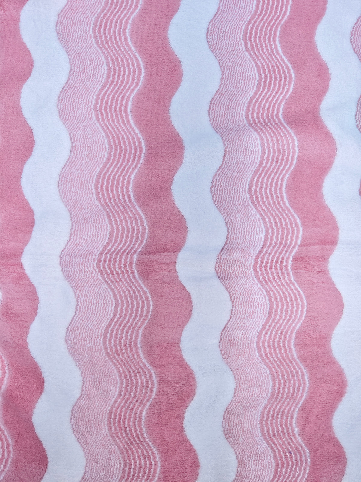 Tela Toalla Estampada Línea S Rosado Ref. 1437