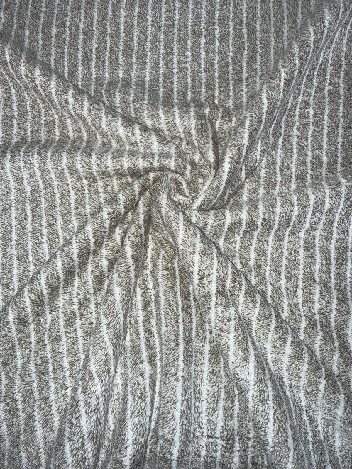 Tela Toalla Estampada Raya Café Ref. 1402