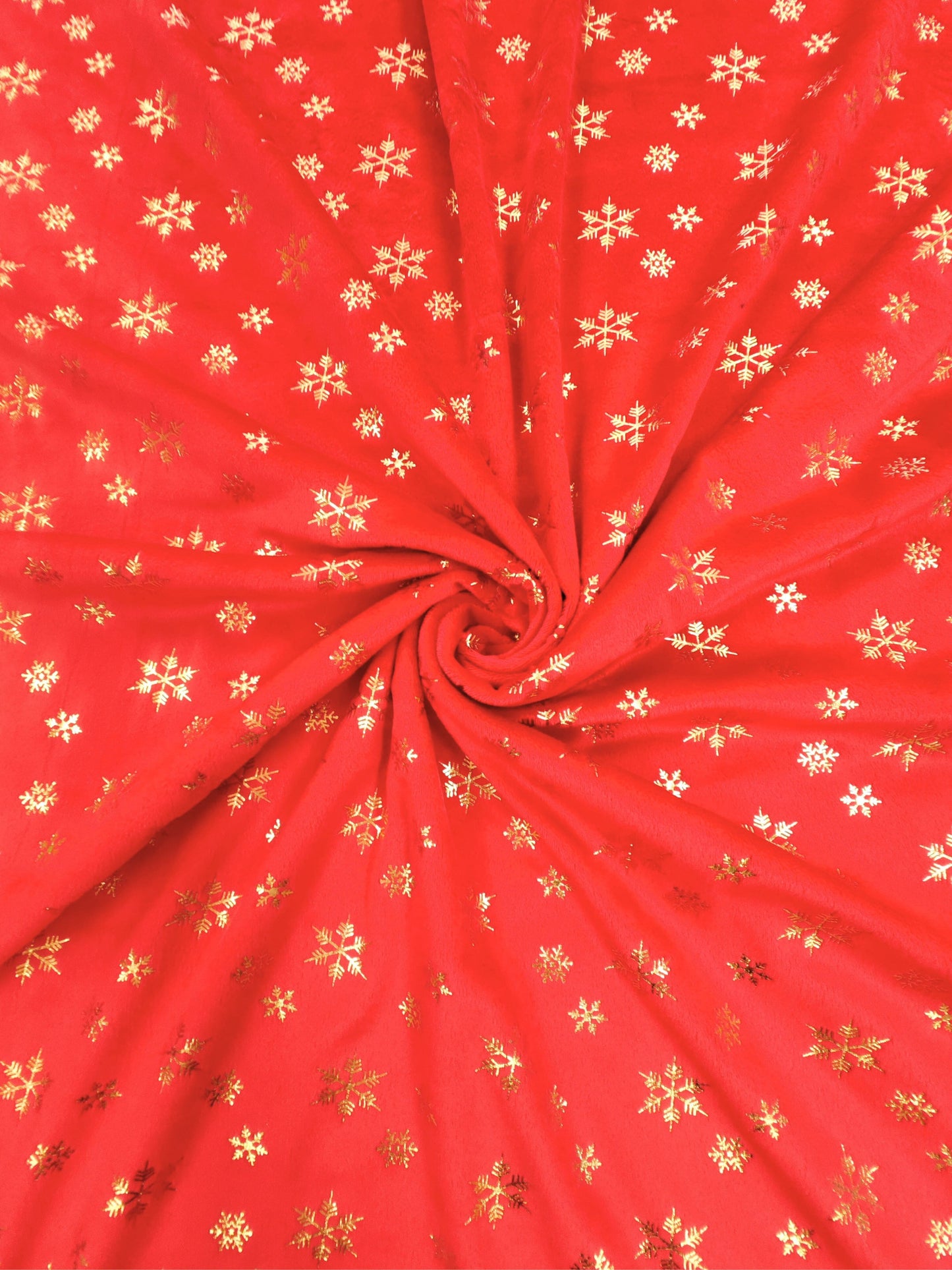 Suavetina Navidad Roja Estampada x Metros Ref. 04019