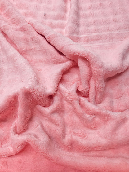 Tela Toalla Burbuja Rosado Bebé Ref. 1973