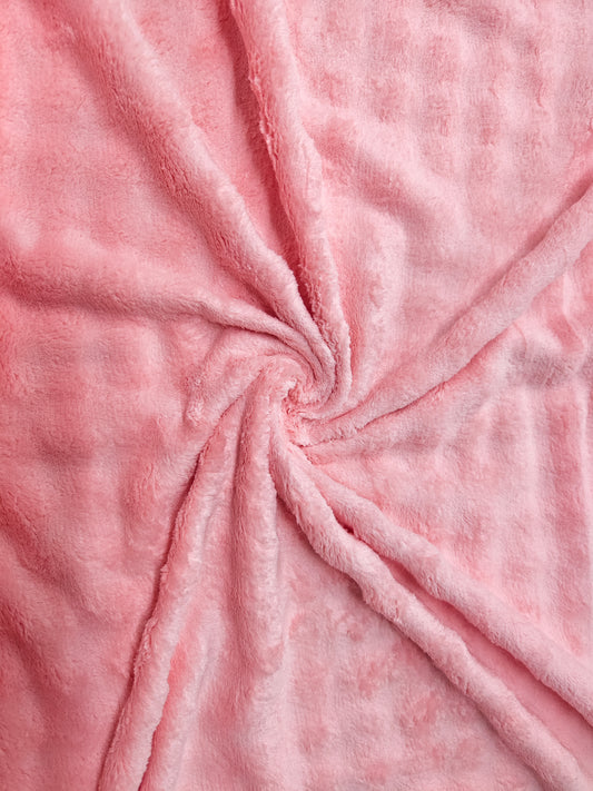 Tela Toalla Burbuja Rosado Bebé Ref. 1973
