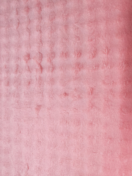 Tela Toalla Burbuja Rosado Bebé Ref. 1973