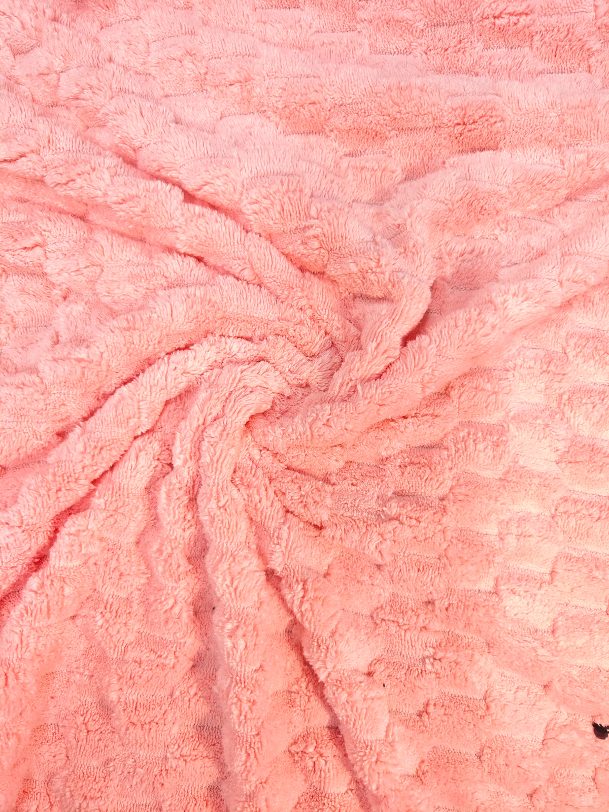 Tela Toalla Cuadros Rosado Bebé Ref. 1931