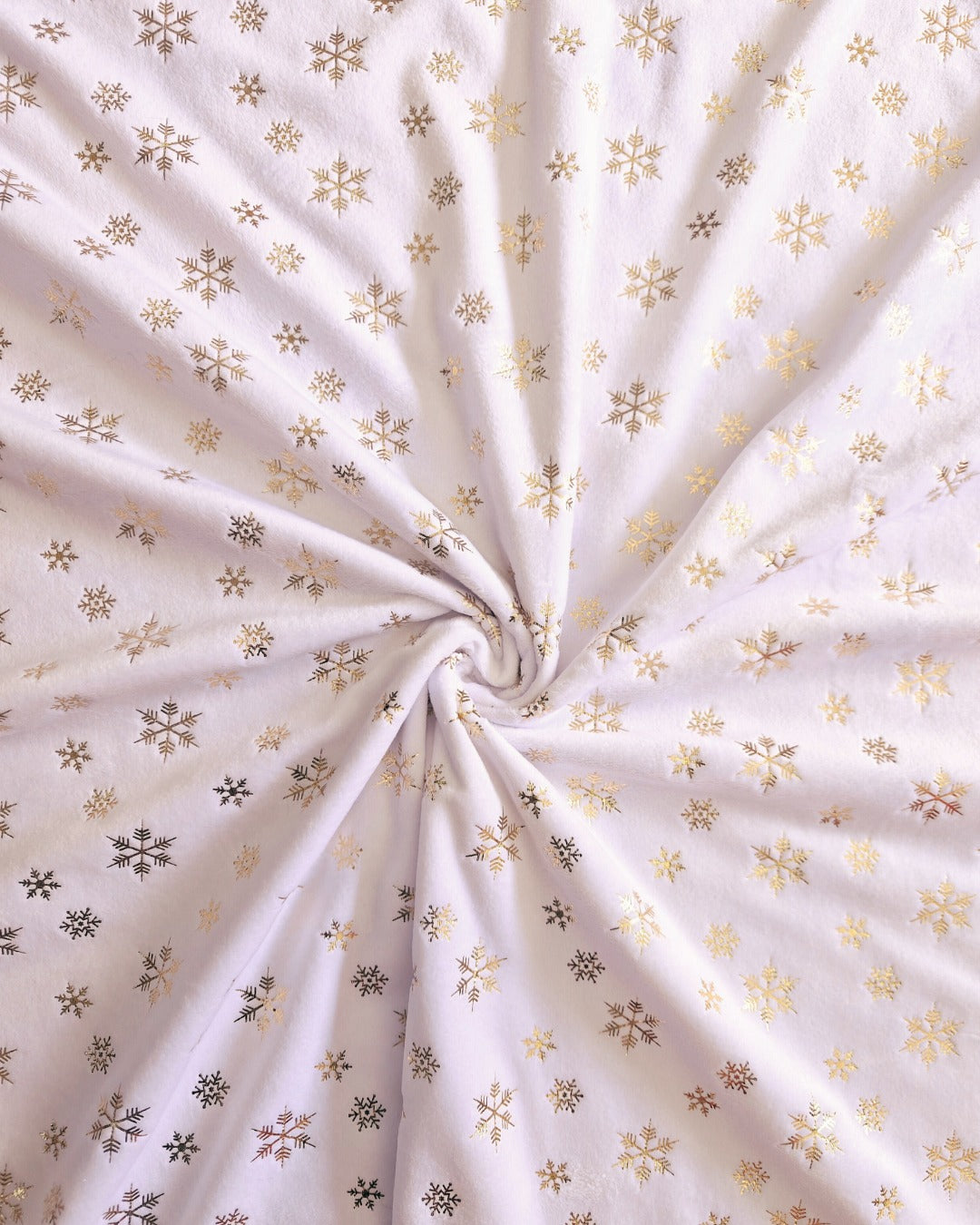Suavetina Navidad Blanco Hueso Estampada x Metros Ref. 04023