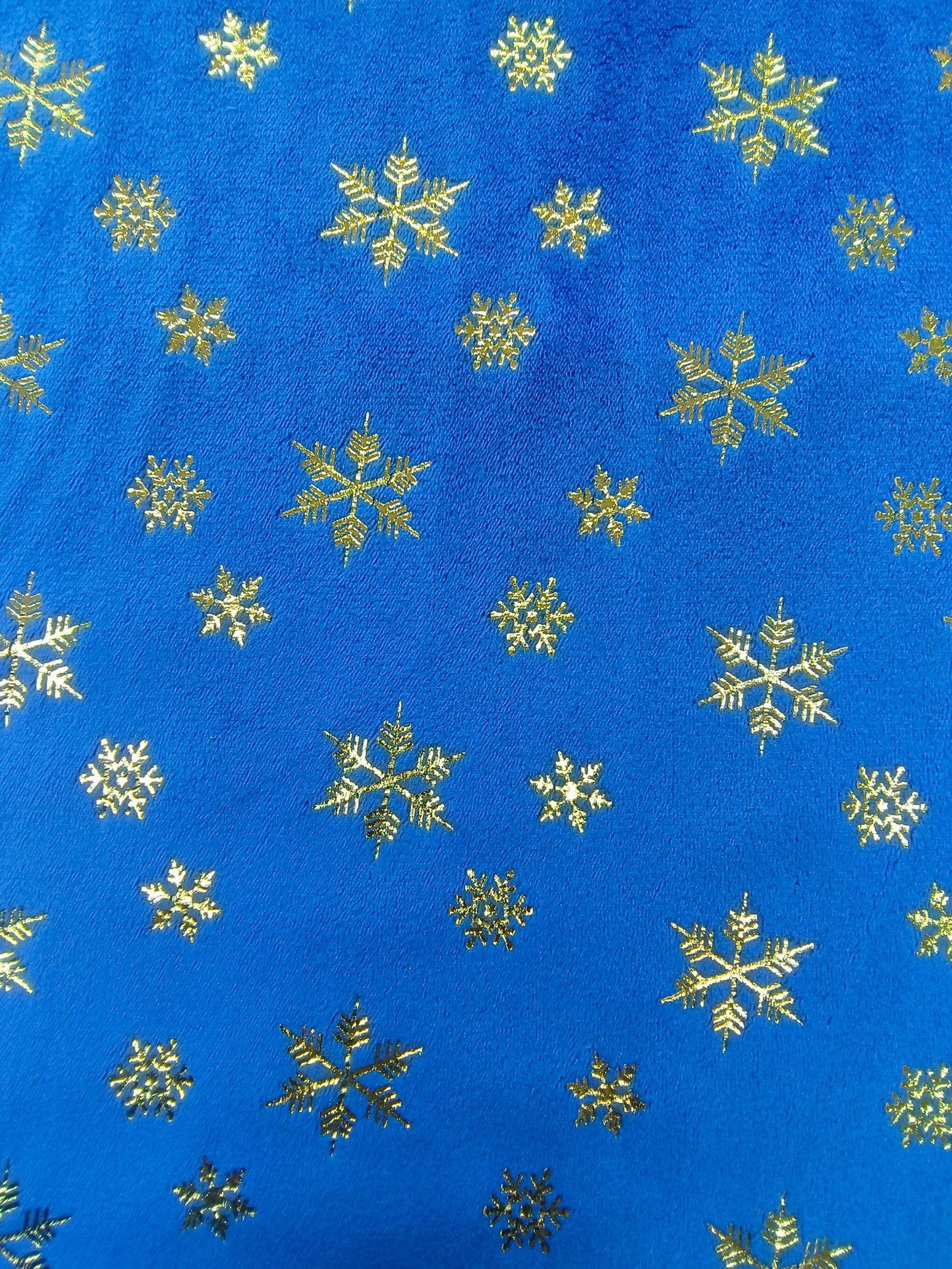 Suavetina Navidad Azul Estampada x Metros Ref. 04020