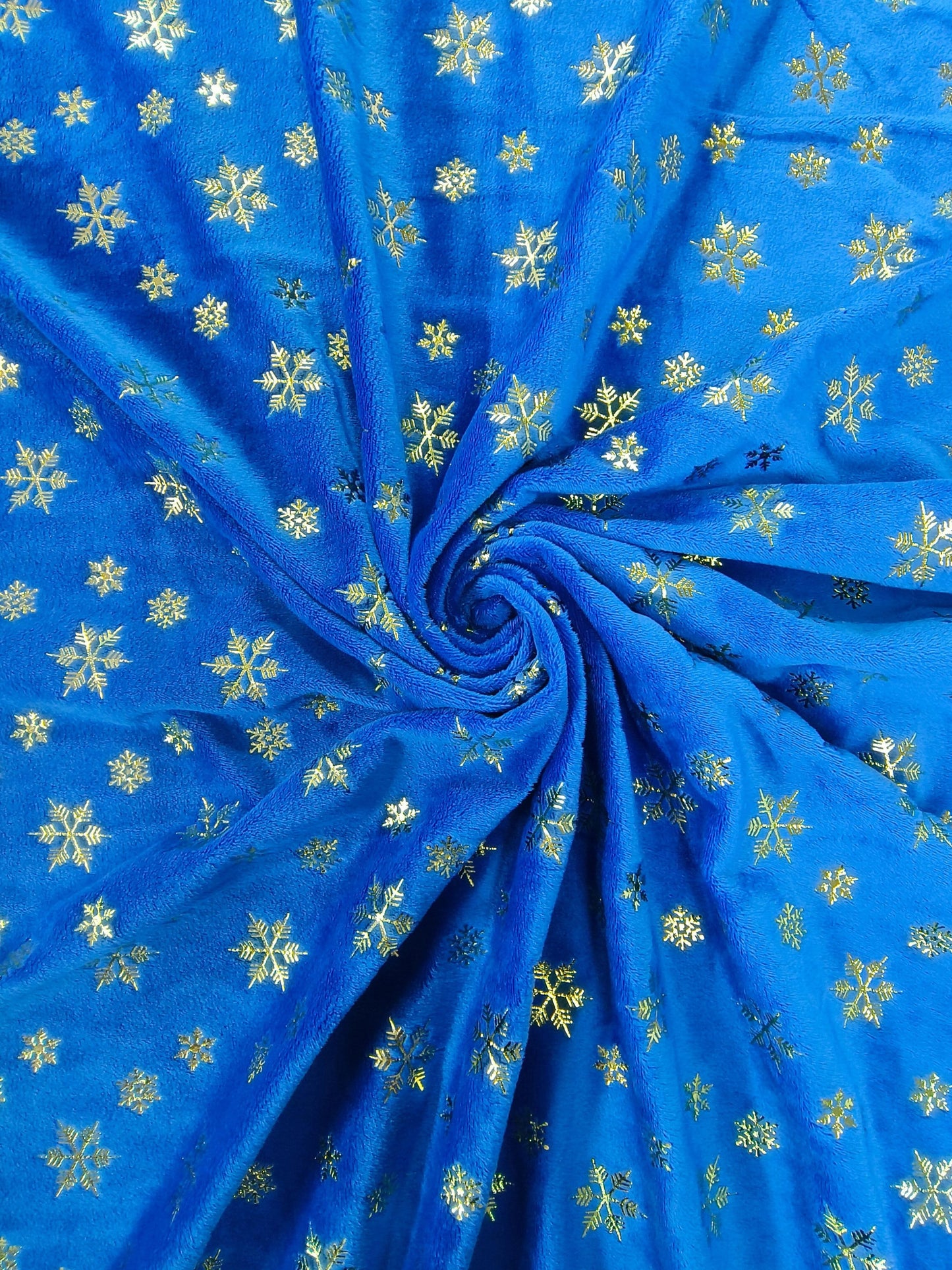 Suavetina Navidad Azul Estampada x Metros Ref. 04020