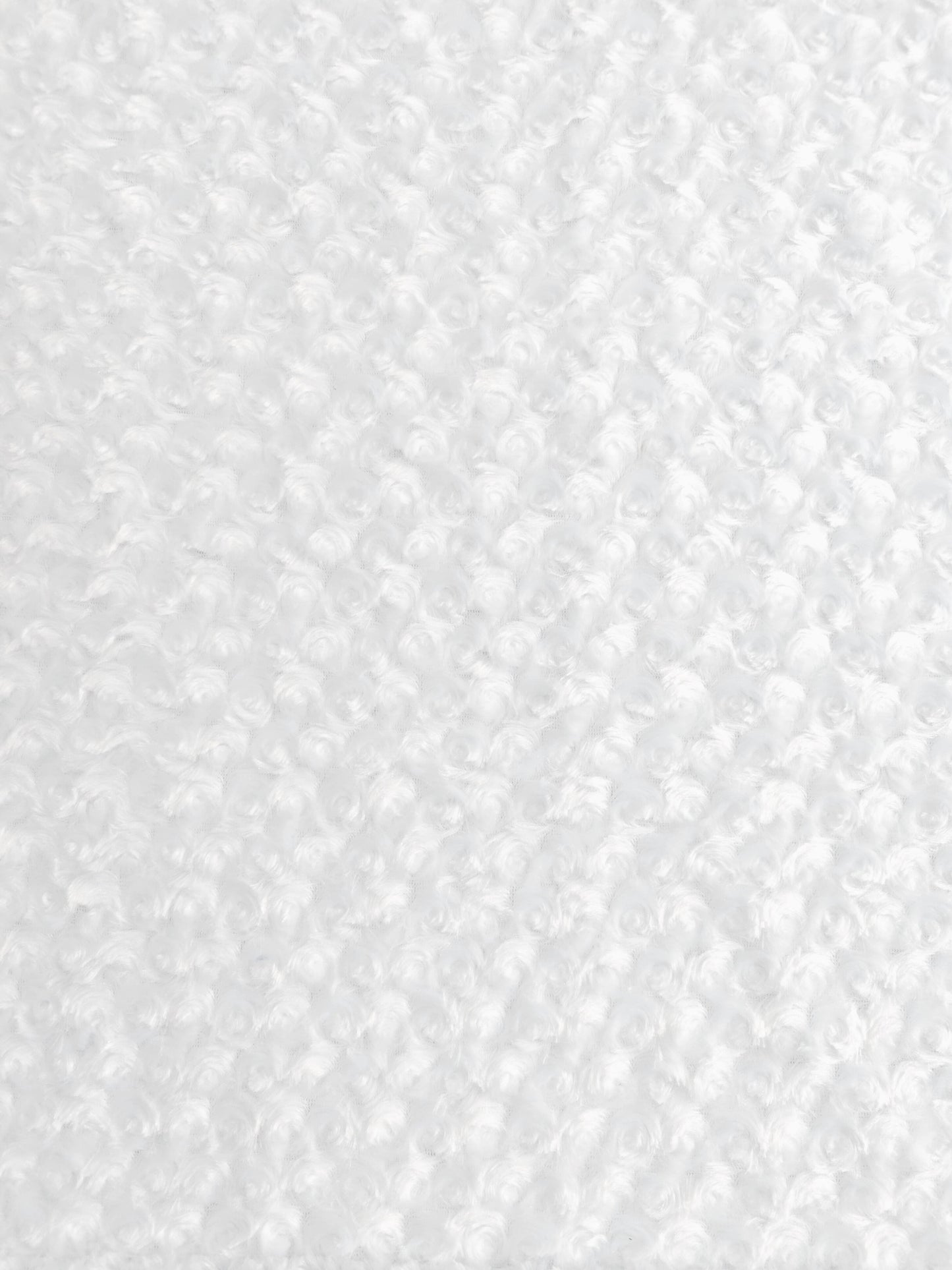 Remolino Peluche Rosas Blanco x Metro Ref. 03999