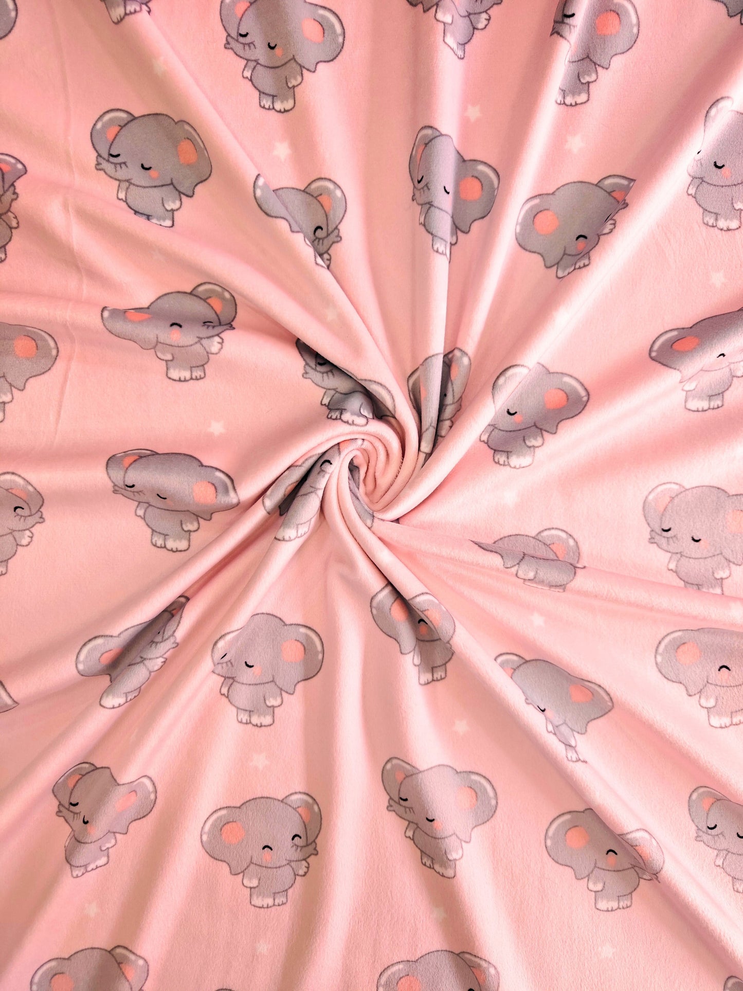 Suavetina Elefantes Estampada x Metros Ref. 04016