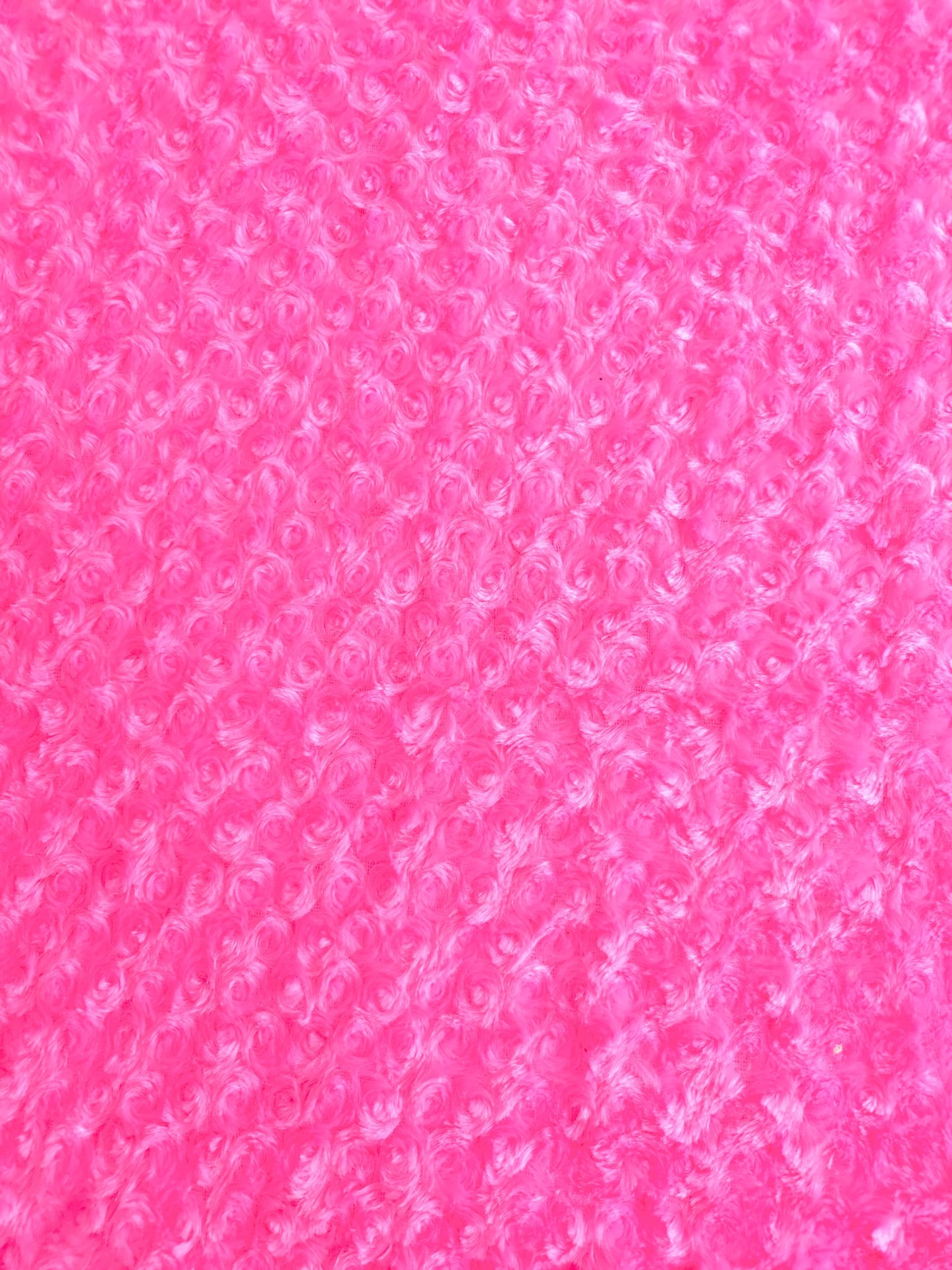 Remolino Peluche Rosado Fucsia x Metro Ref. 03916