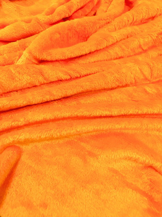 Piel de Conejo Naranja Unicolor x Metros Ref. 07931