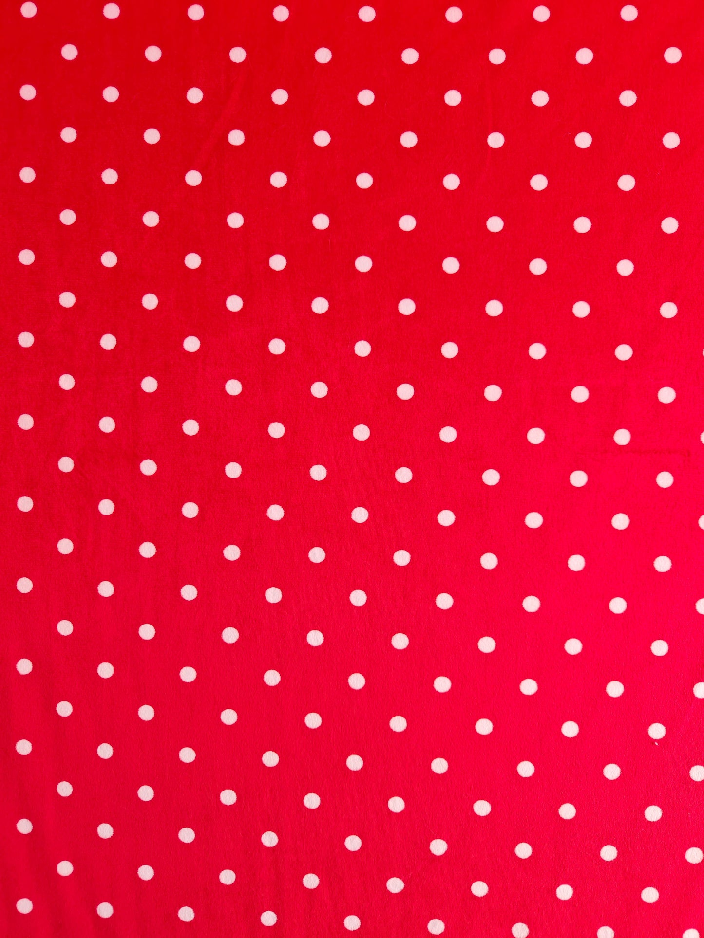 Suavetina Rojo Puntos Blancos Estampada X Metros ref. 04015