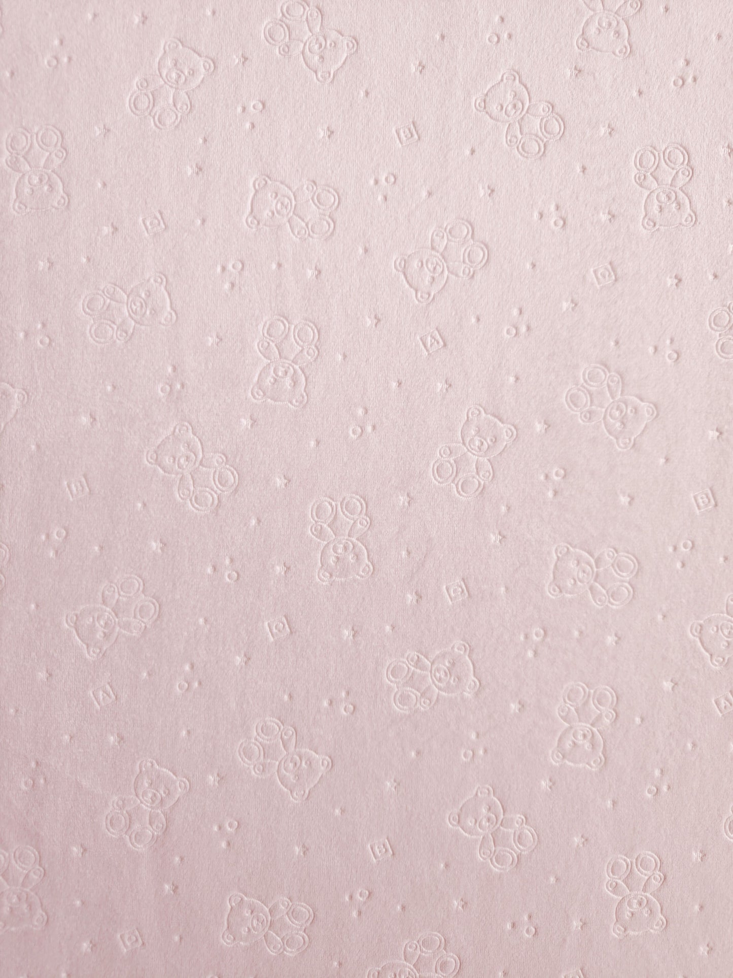 Suavetina Ositos Rosado Bebé Troquelada Estampada x Metros Ref. 09979