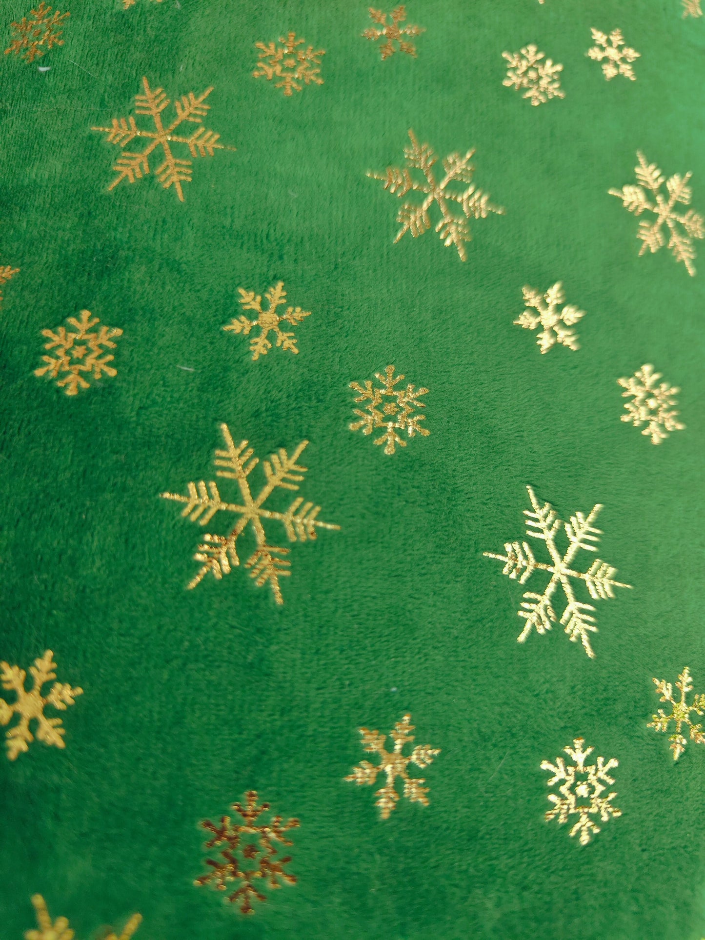 Suavetina Navidad Verde Estampada x Metros Ref. 04021